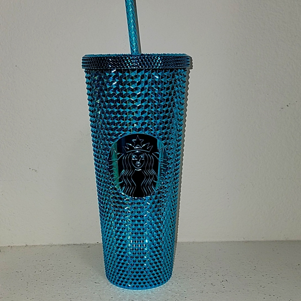 Chrome studded Starbucks Tumbler